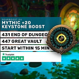 Dragonflight Mythic+20 In Time Boost